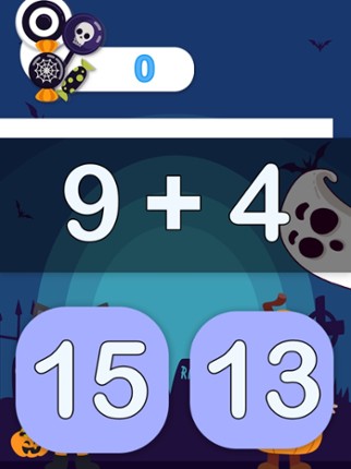 Halloween Math Game 1st Grade Image