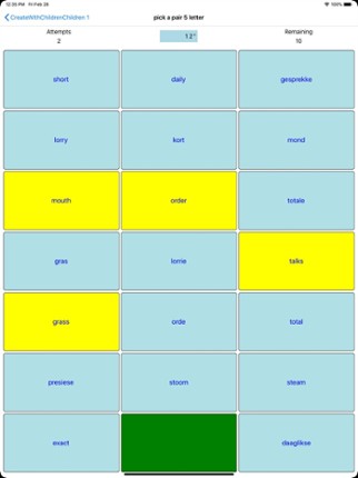 PickAPair Afrikaans - English Image
