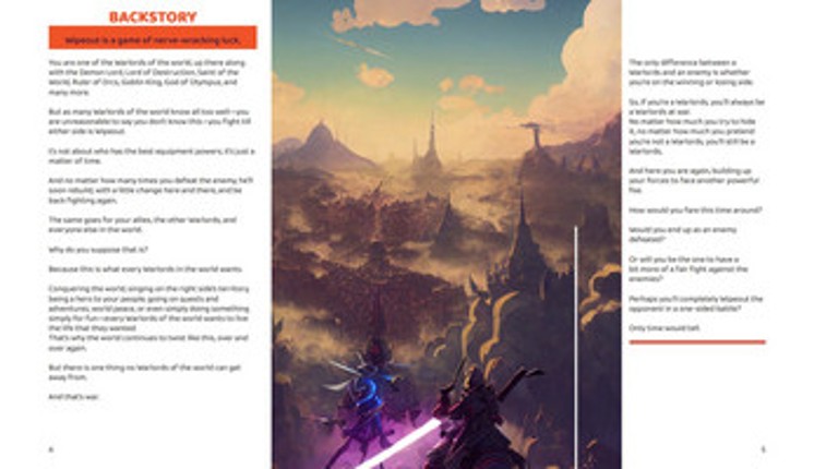 Wipeout of Reasons: Destroy one another in this solo journal screenshot