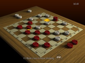 3D Checkers Game Image