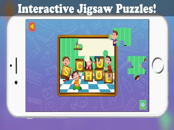 4 In 1 Kids Games Fun Learning - Coloring Book, Jigsaw Puzzles, Memory Matching, and Connect Dots screenshot