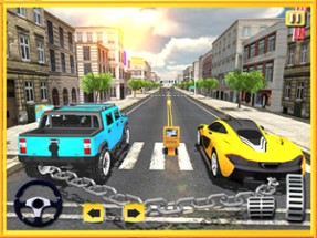 Chained Car Racing 3D Image