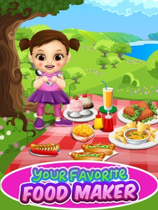 Crazy Food Maker Kitchen Salon - Chef Dessert Simulator & Street Cooking Games for Kids! screenshot