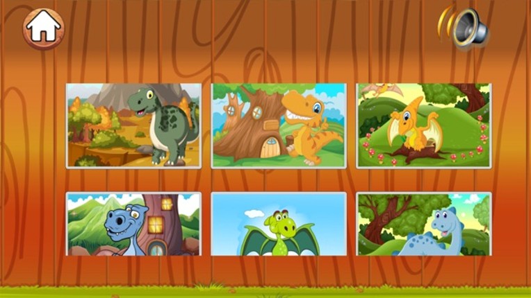Dino jigsaw puzzles 2 to pre-k educational games Image