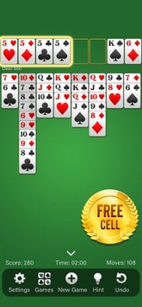 Free-Cell Solitaire screenshot