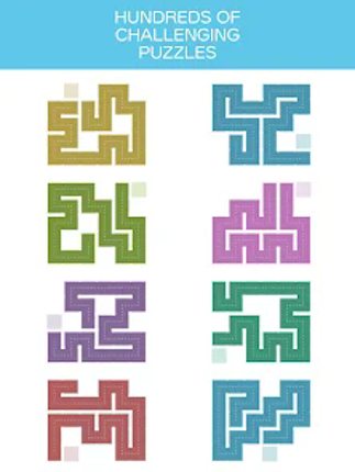 Fill one-line puzzle game screenshot