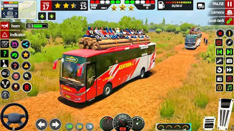 Offroad Bus Driving 3D Game Image