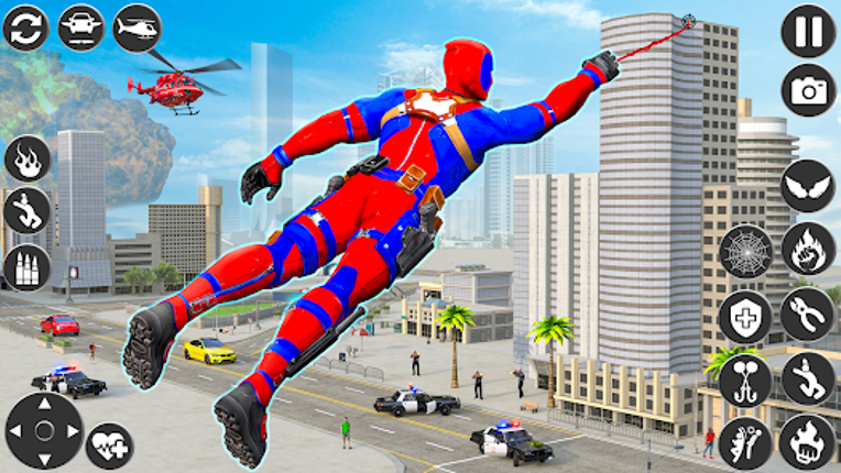 Spider Rope Hero Rescue 3D screenshot
