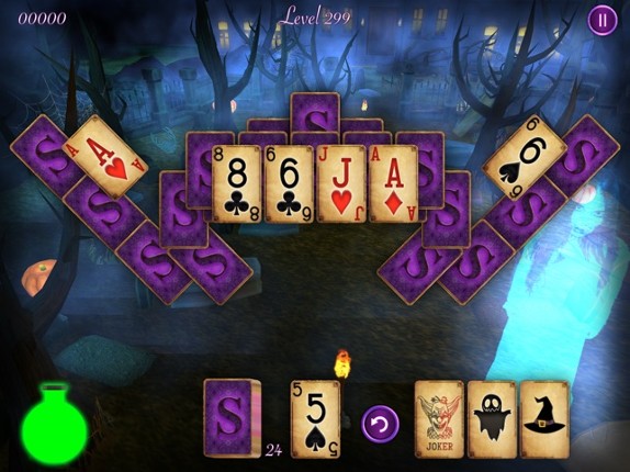 Haunted Mansion Solitaire screenshot