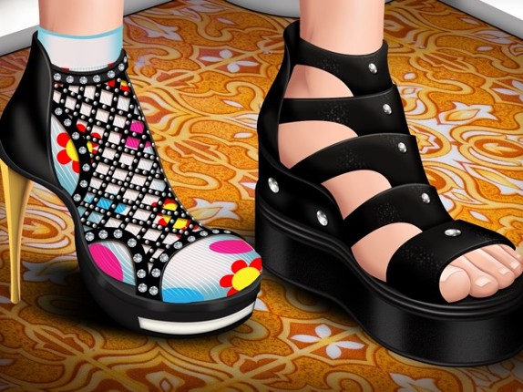 High heels Shoes Designer game for girls - FREE screenshot