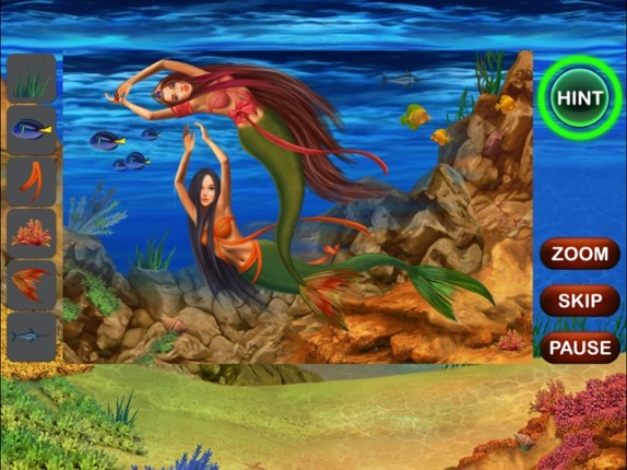 Mermaid Hidden Objects Image