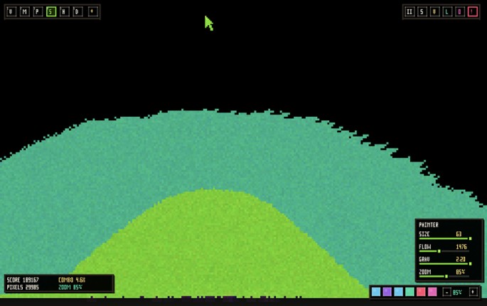 Pixel Rain Image