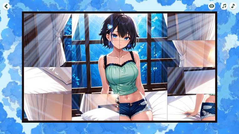 Sexy Girls Posing Puzzle Image