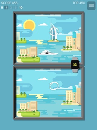 Tap the difference Image