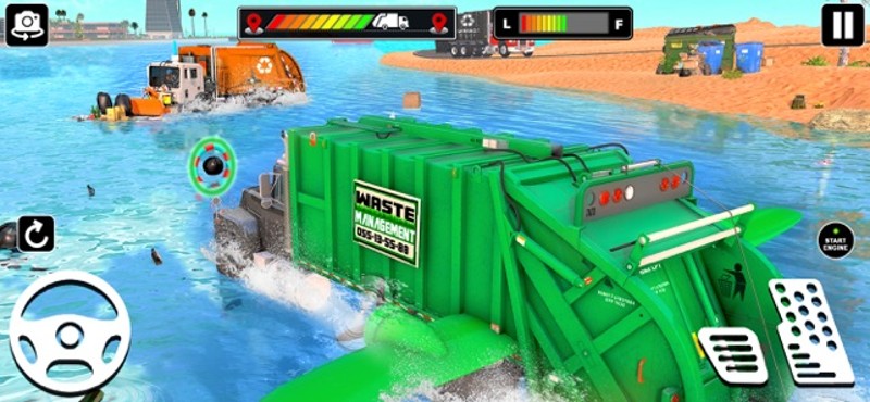 Truck Driving: Garbage Truck Image