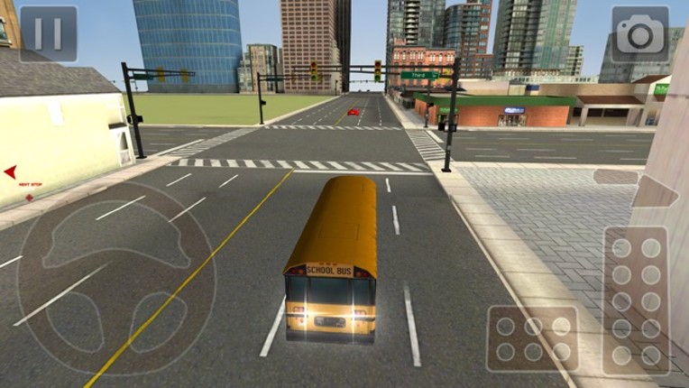 3D School Bus Driver Image