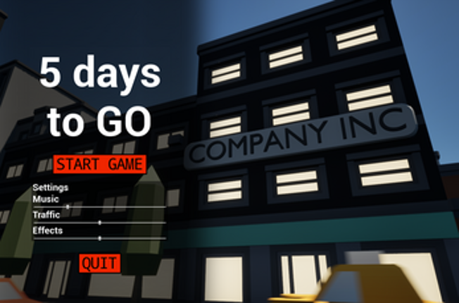 5 days to go screenshot