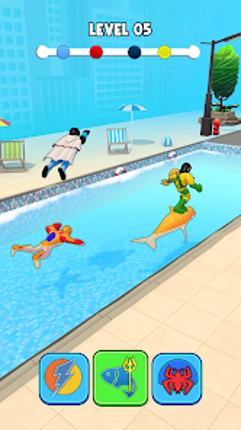 Superhero Transform Shift Game Image