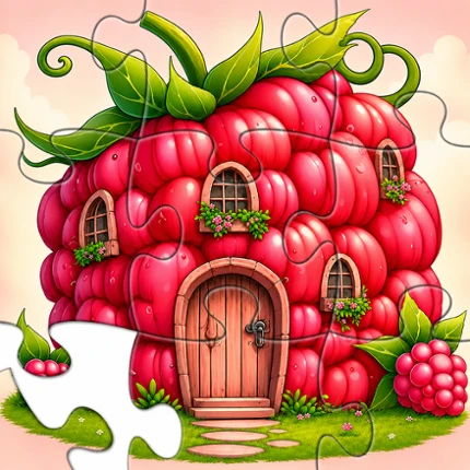 Whimsical House Jigsaw Image
