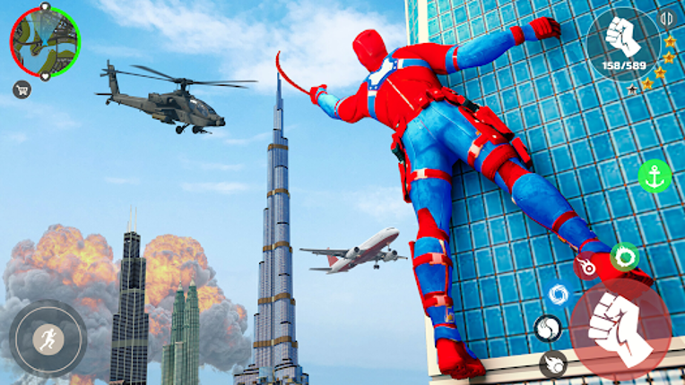 Spider Rope Hero Rescue 3D screenshot