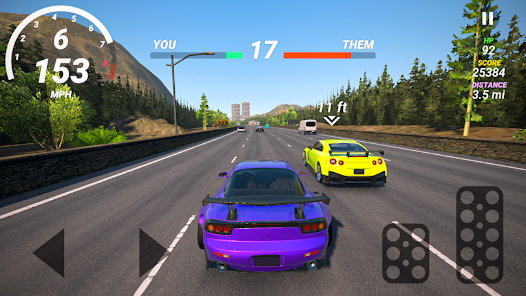 Highway Car Traffic Battle screenshot