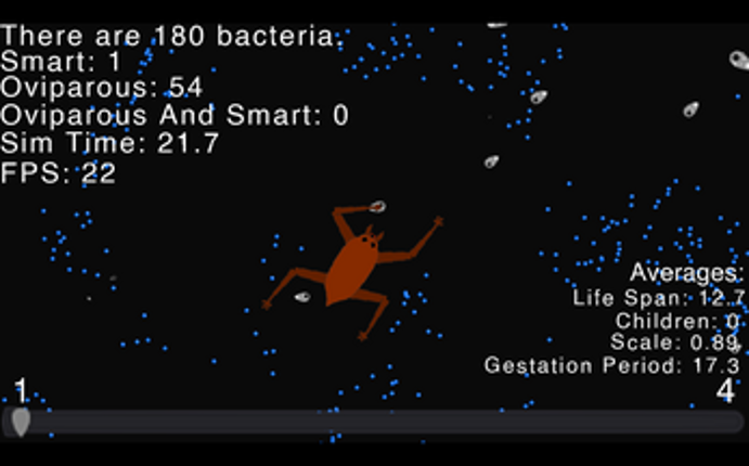 Bacteria Simulation (V 1.12.0) Image