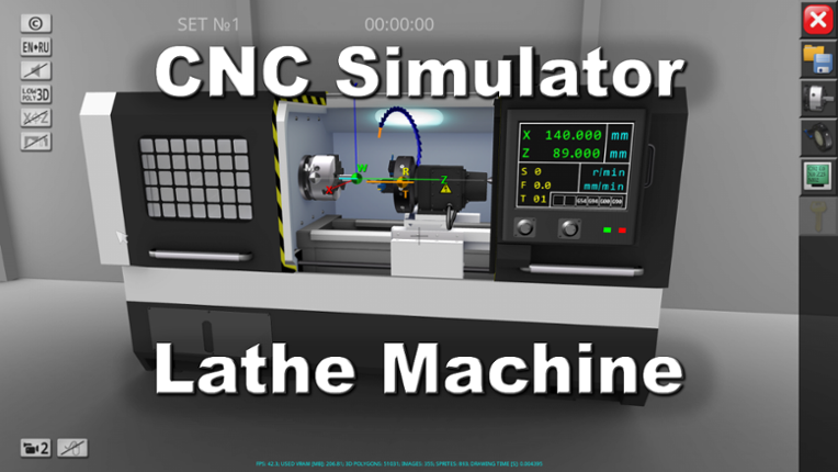 CNC Lathe Simulator Game Cover