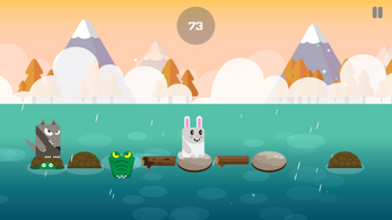Poke rabbit jumping Image