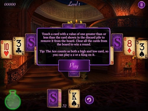 Haunted Mansion Solitaire screenshot