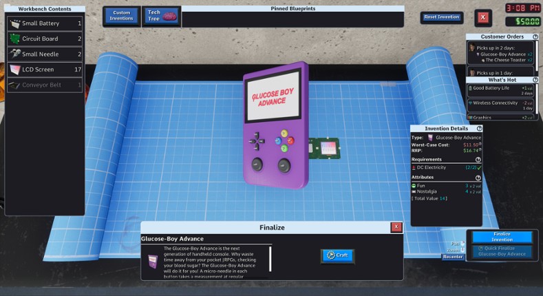 Inventor Simulator screenshot