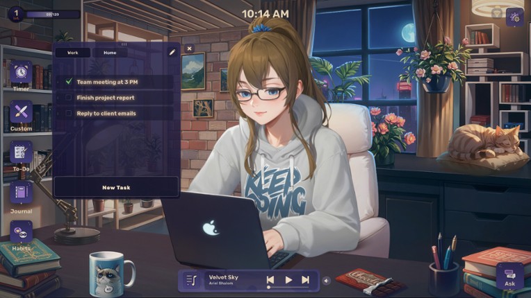 Lo-Fi Girl: AI Assistant Image