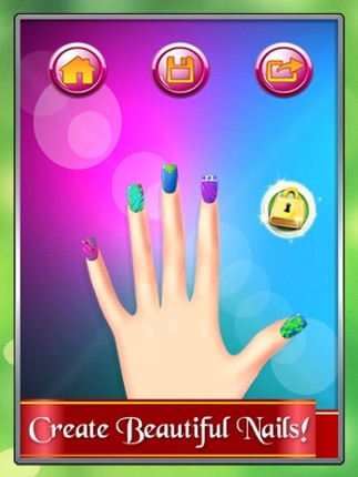 Nail Polish Designs Studio Makeover for Girls Free Games Image