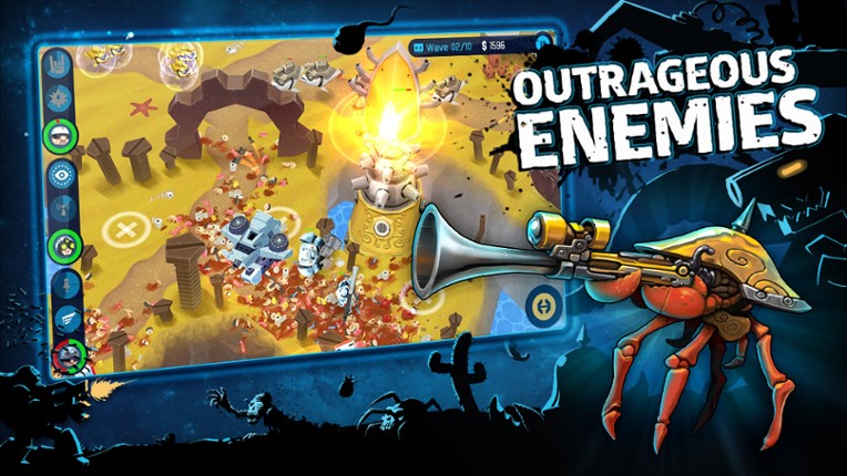 OTTTD: Over The Top Tower Defense screenshot