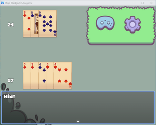 Strip Blackjack Minigame screenshot