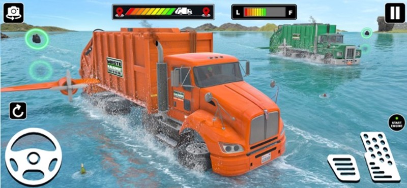 Truck Driving: Garbage Truck Image