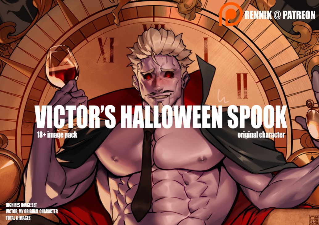 Games like Victor's Halloween Spook (Original Character) 18+ Image Set