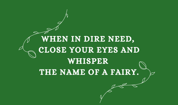 Whisper the name of a fairy Image