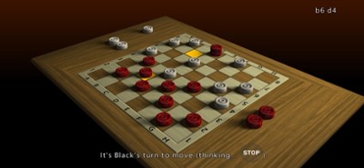 3D Checkers Game Image