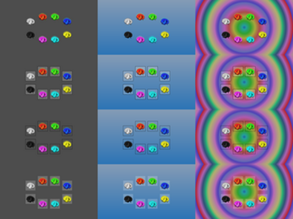 Chromatic Dragon Pattern Perception Image