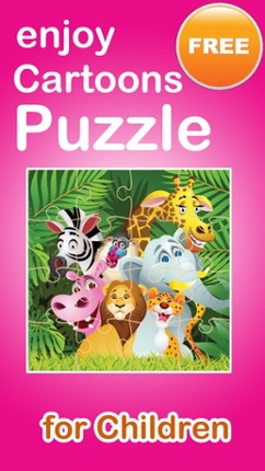 Cute Images Cartoon Jigsaw Puzzles for Children Image