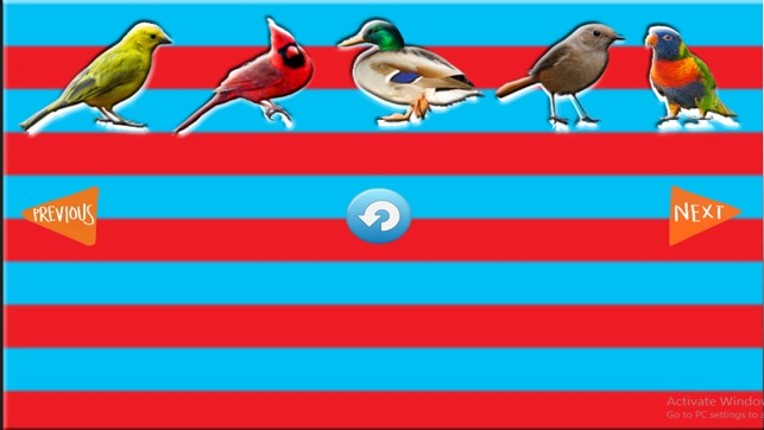 Fun Learning Birds Shapes Stencil for Toddlers screenshot