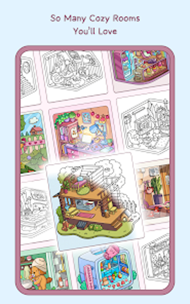 Happy Corners: Color by Number Image