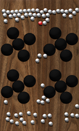 Roll Balls into a hole screenshot