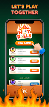 Hot Rolls Dice Strategy Game Image