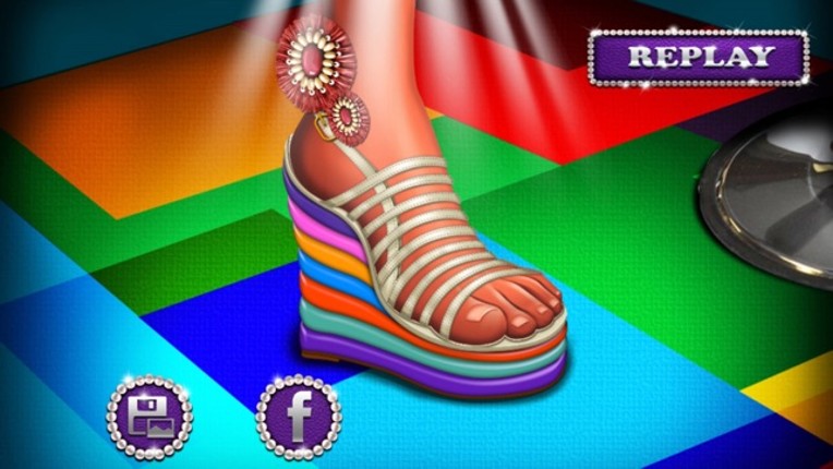 High heels Shoes Designer game for girls - FREE screenshot