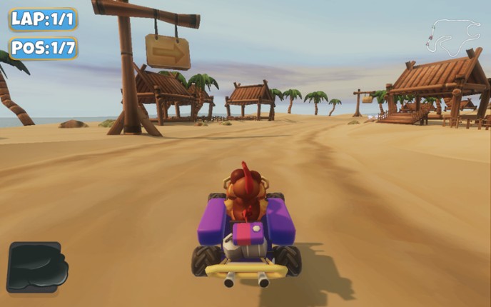 Moorhuhn Kart screenshot