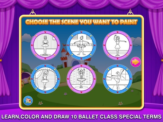 Princess Fairy Ballerina Color Salon: Fun Ballet Dancers Princesses Fairies Coloring Book for Kids and Girls screenshot
