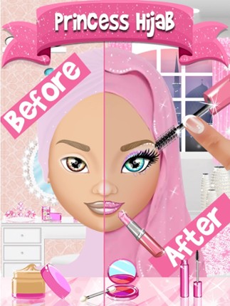 Princess Hijab Makeover Salon (Go Work, Shop etc) screenshot