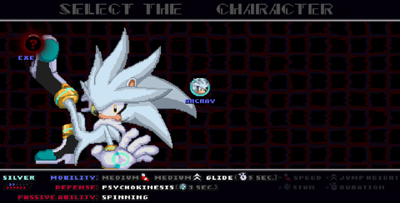 Sonic.exe The Disaster 2D Remake Silver Reskin Image
