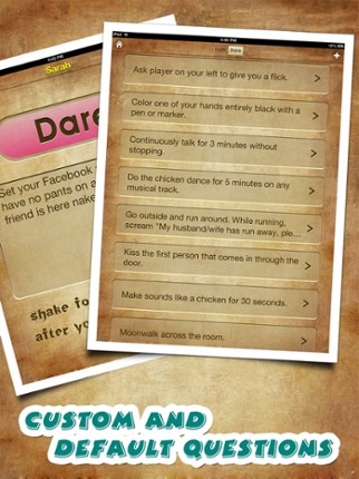 Truth or Dare HD!! screenshot